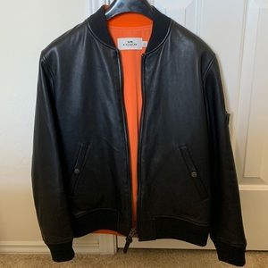 Men’s Coach Leather Jacket